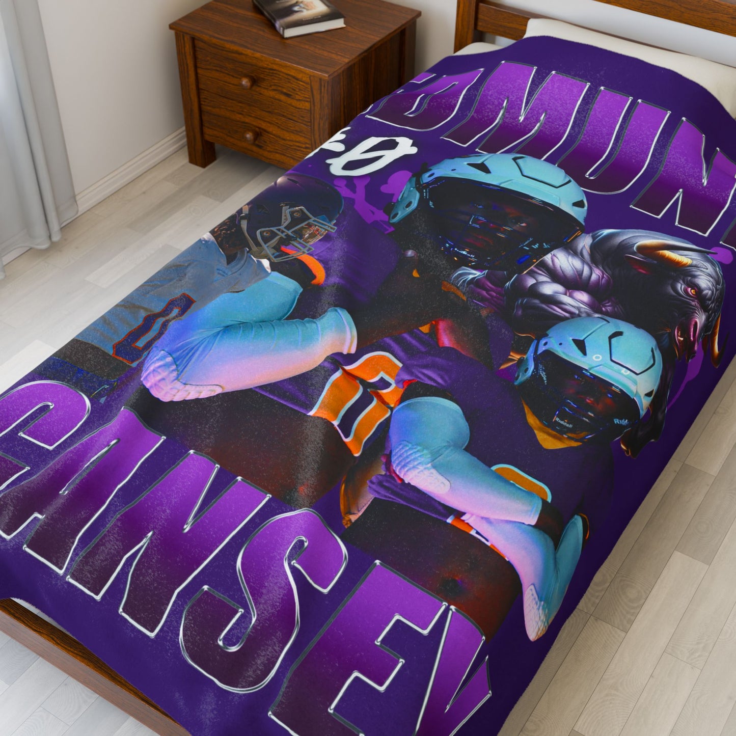 Edmund Ocansey 60"-80" Plush Blanket