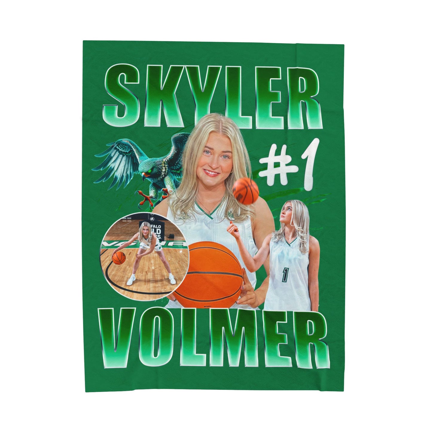 Skyler Volmer 60"-80" Plush Blanket