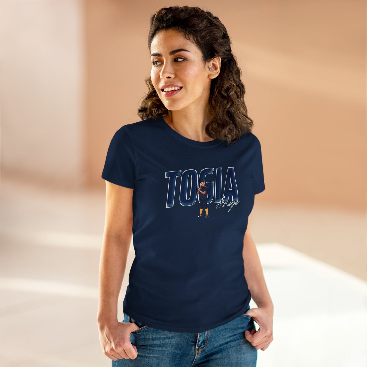 Anaya Togia Cursive Combo Women's Tee