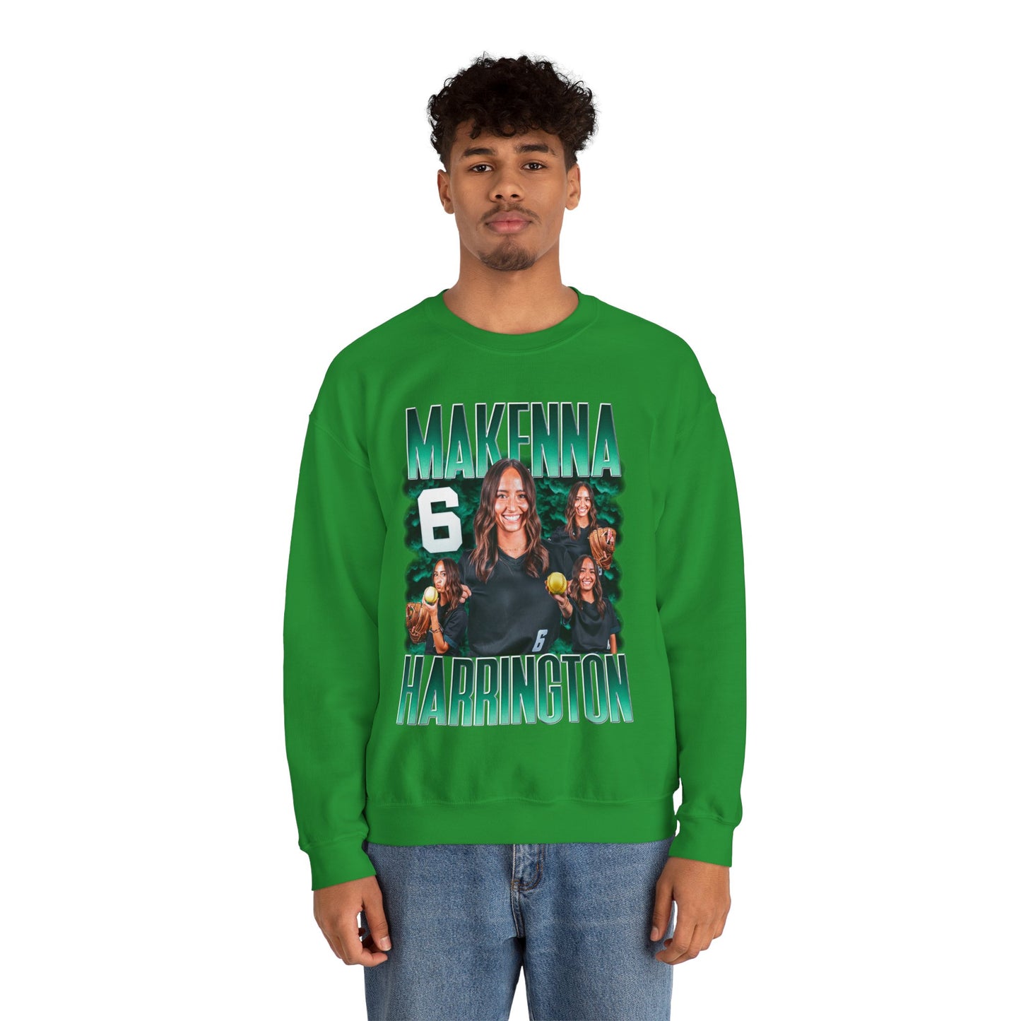 Makenna Harrington Single Color Combo Crewneck Sweatshirt