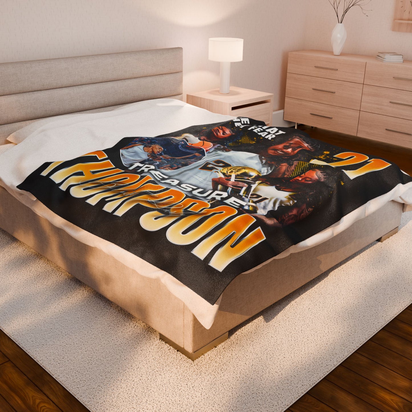 Treasure Thompson 60"-80" Plush Blanket