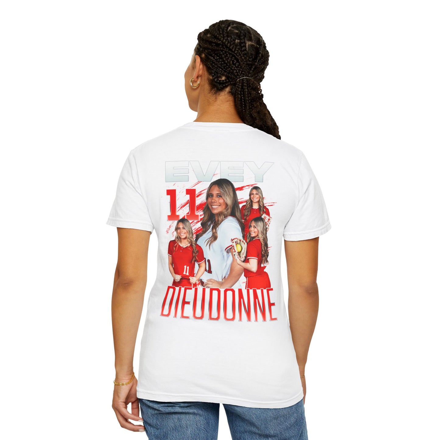 Evey Dieudonne Logo Front & Back Premium Tee