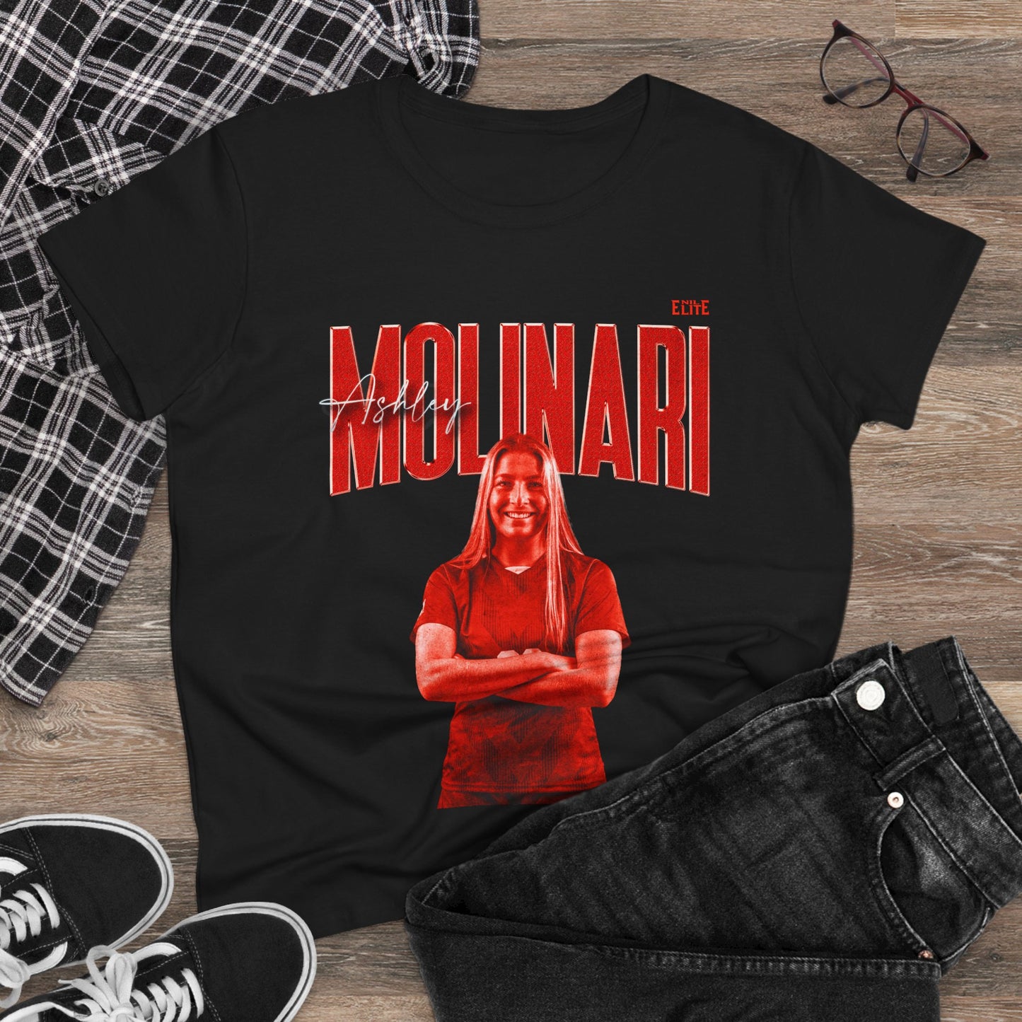 Ashley Molinari Faded Glory Women's Tee