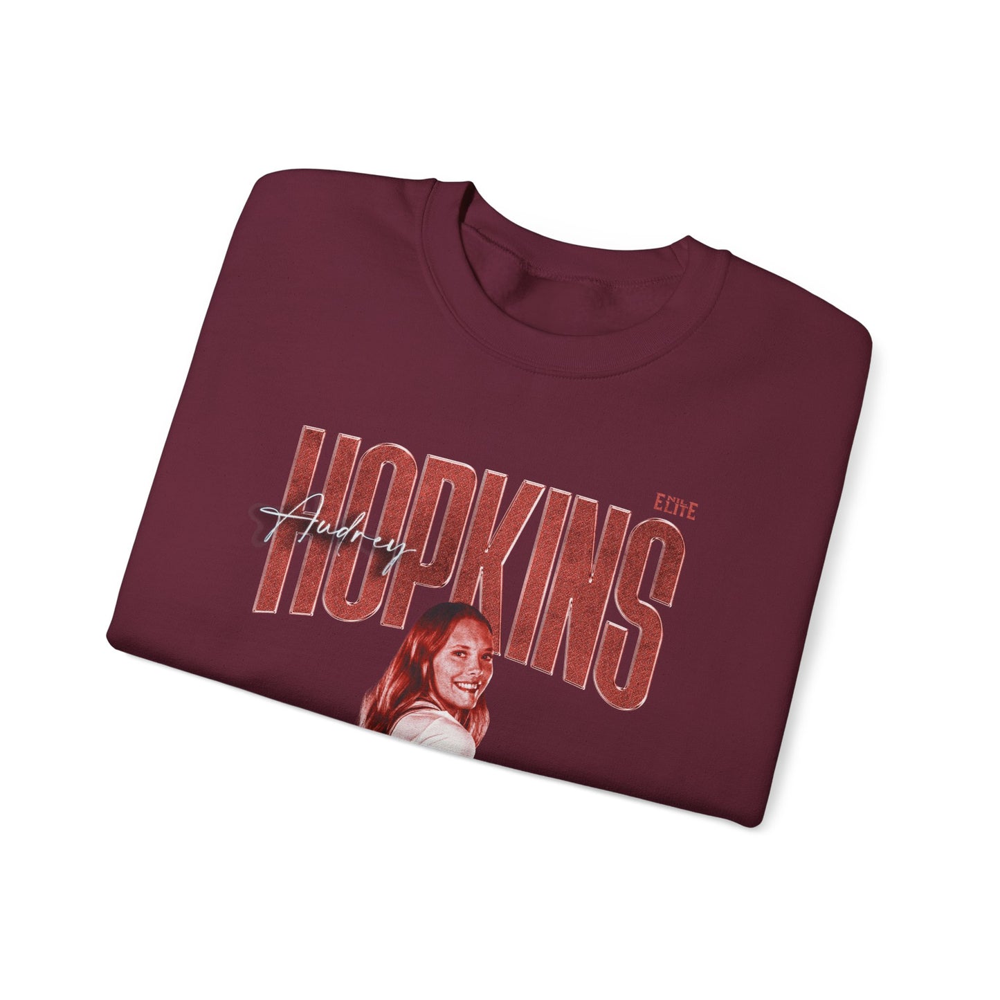 Audrey Hopkins Faded Glory Crewneck Sweatshirt