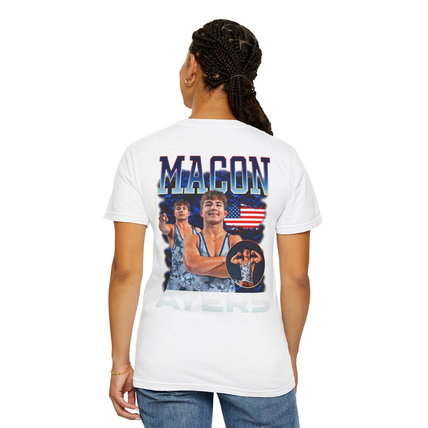 Macon Ayers Logo Front & Back Premium Tee