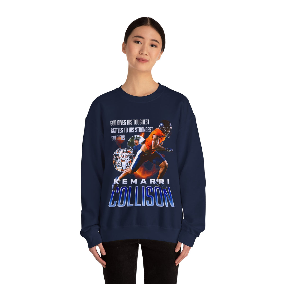 Kemarri Collison Featured Quote Crewneck Sweatshirt