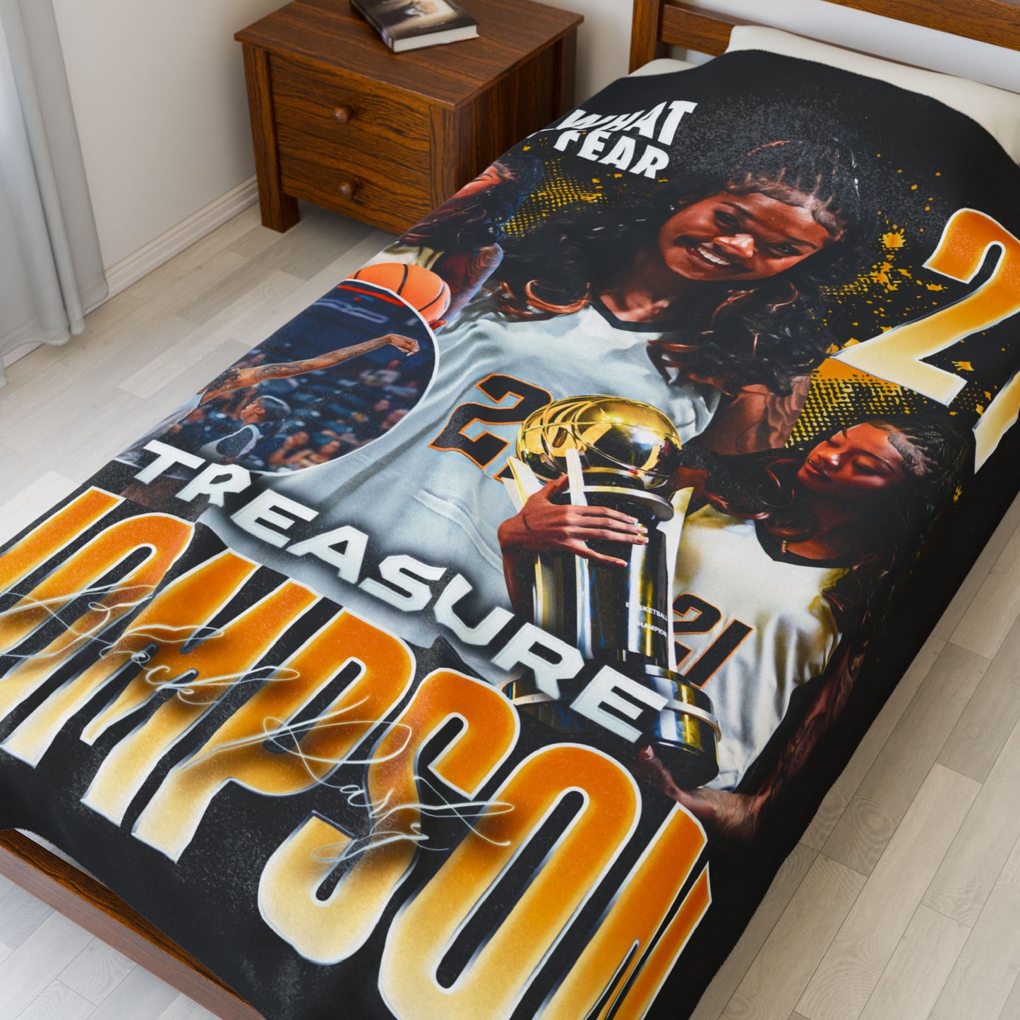Treasure Thompson 60"-80" Plush Blanket