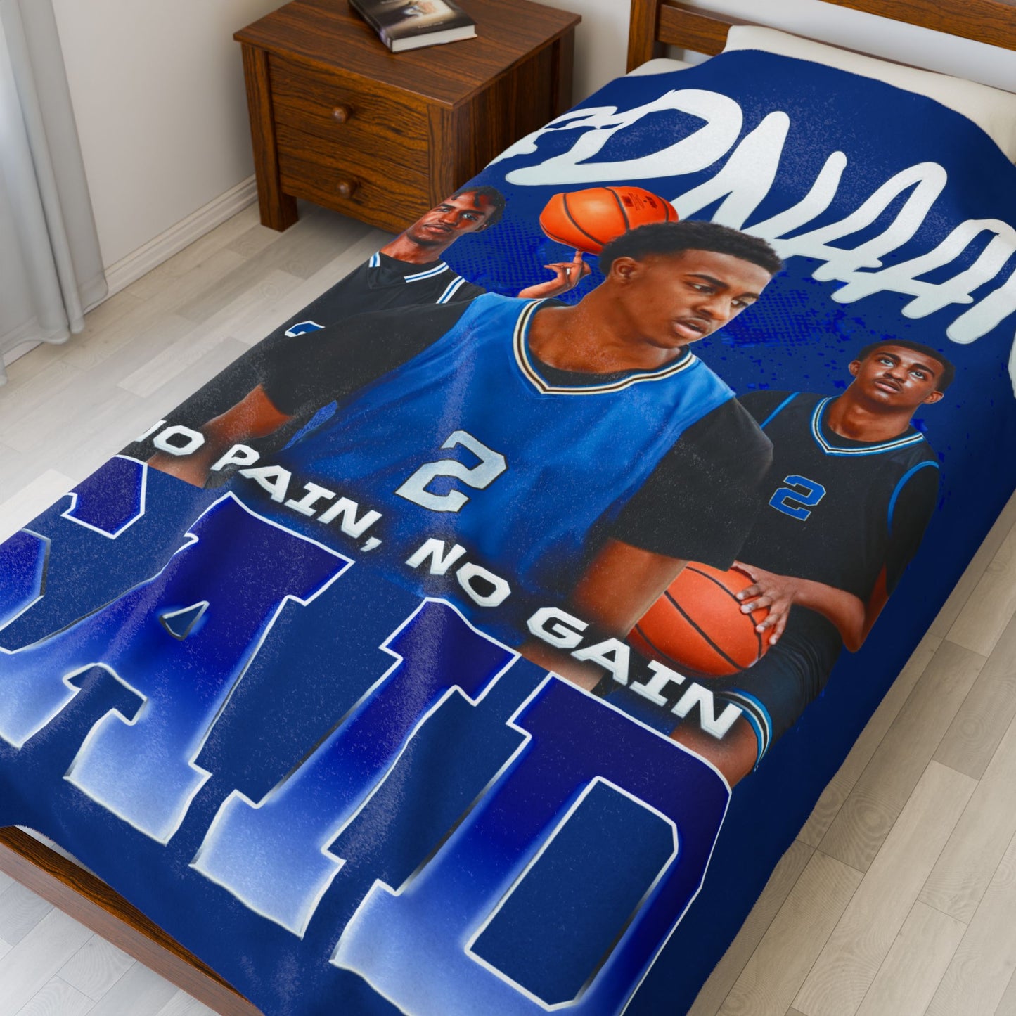 Adnaan Said 60"-80" Plush Blanket