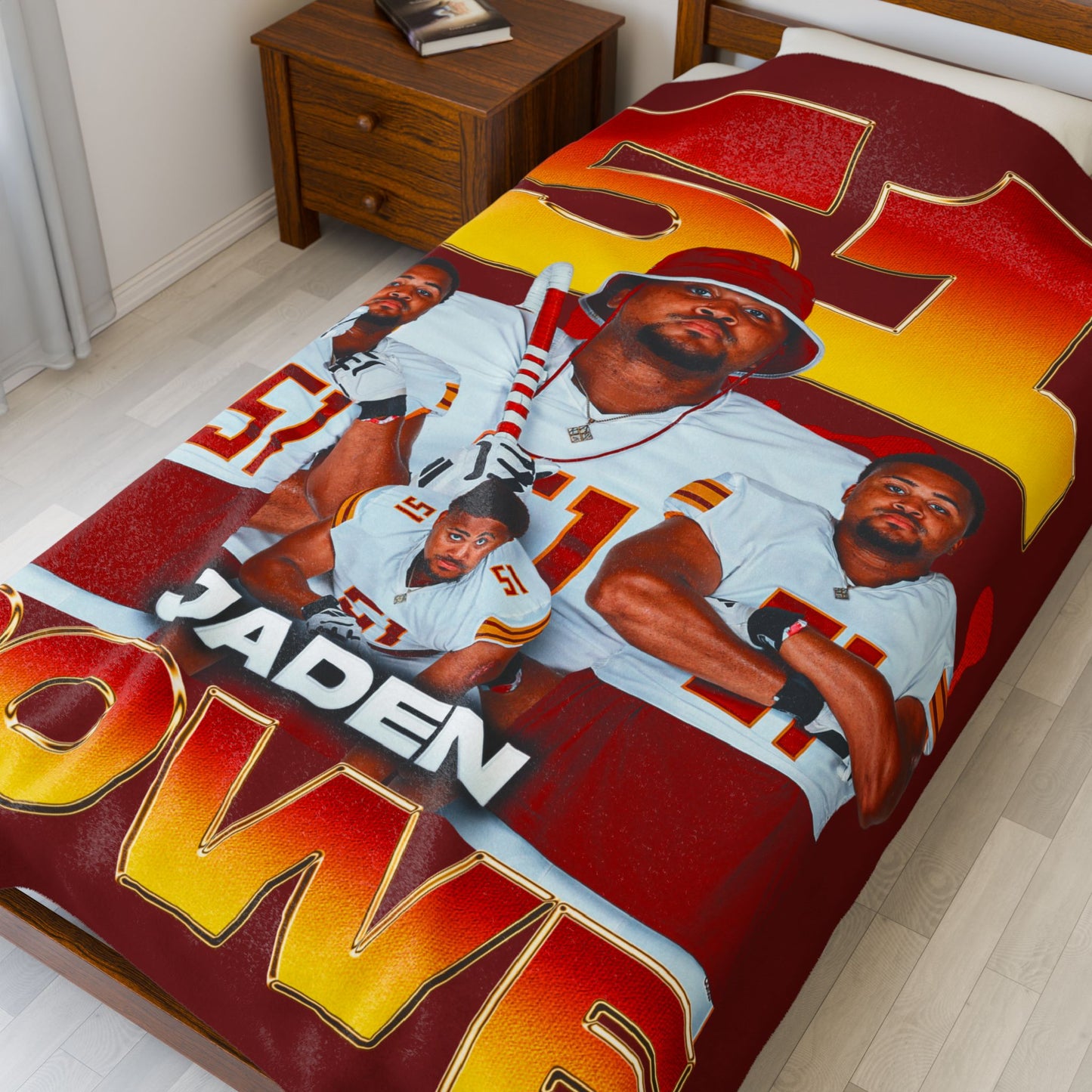 Jaden Rowe 60"-80" Plush Blanket