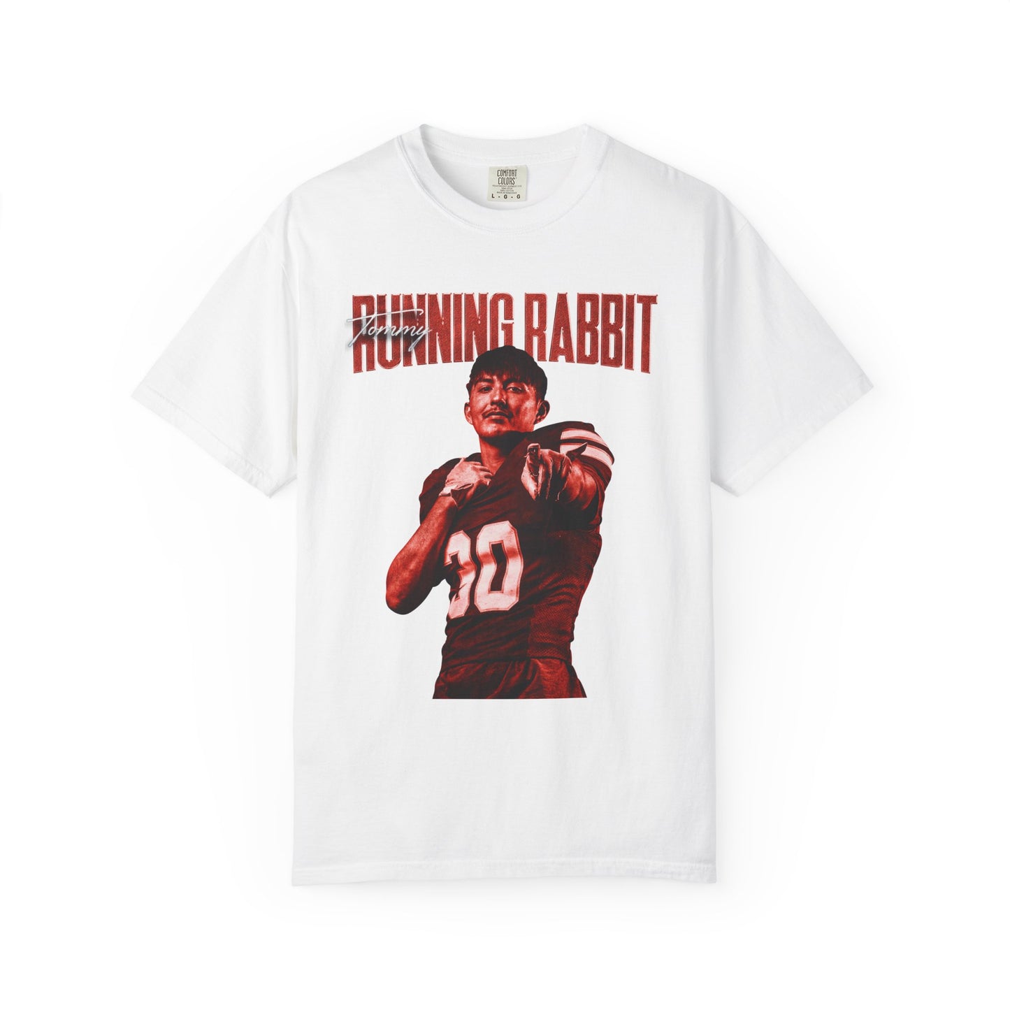 Tommy Running Rabbit Faded Glory Heavyweight tee