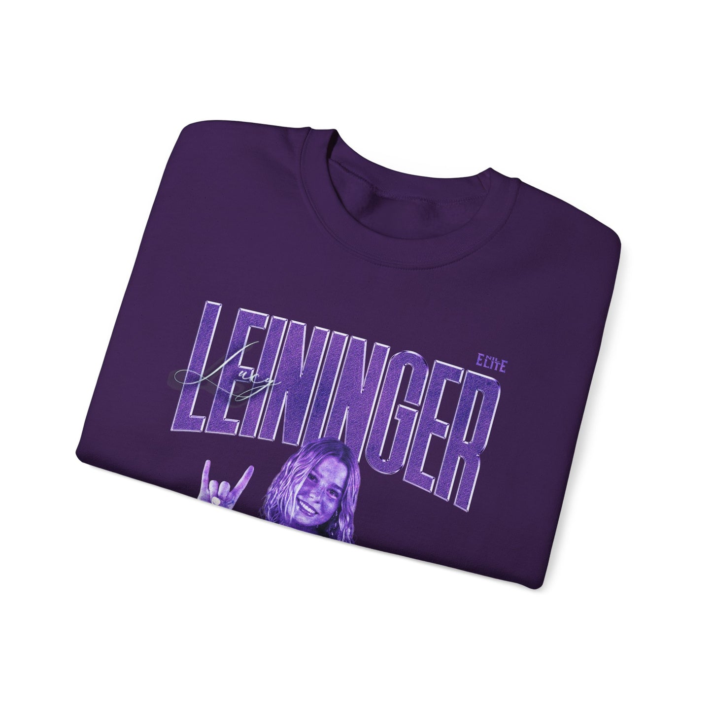 Lucy Leininger Faded Glory Crewneck Sweatshirt