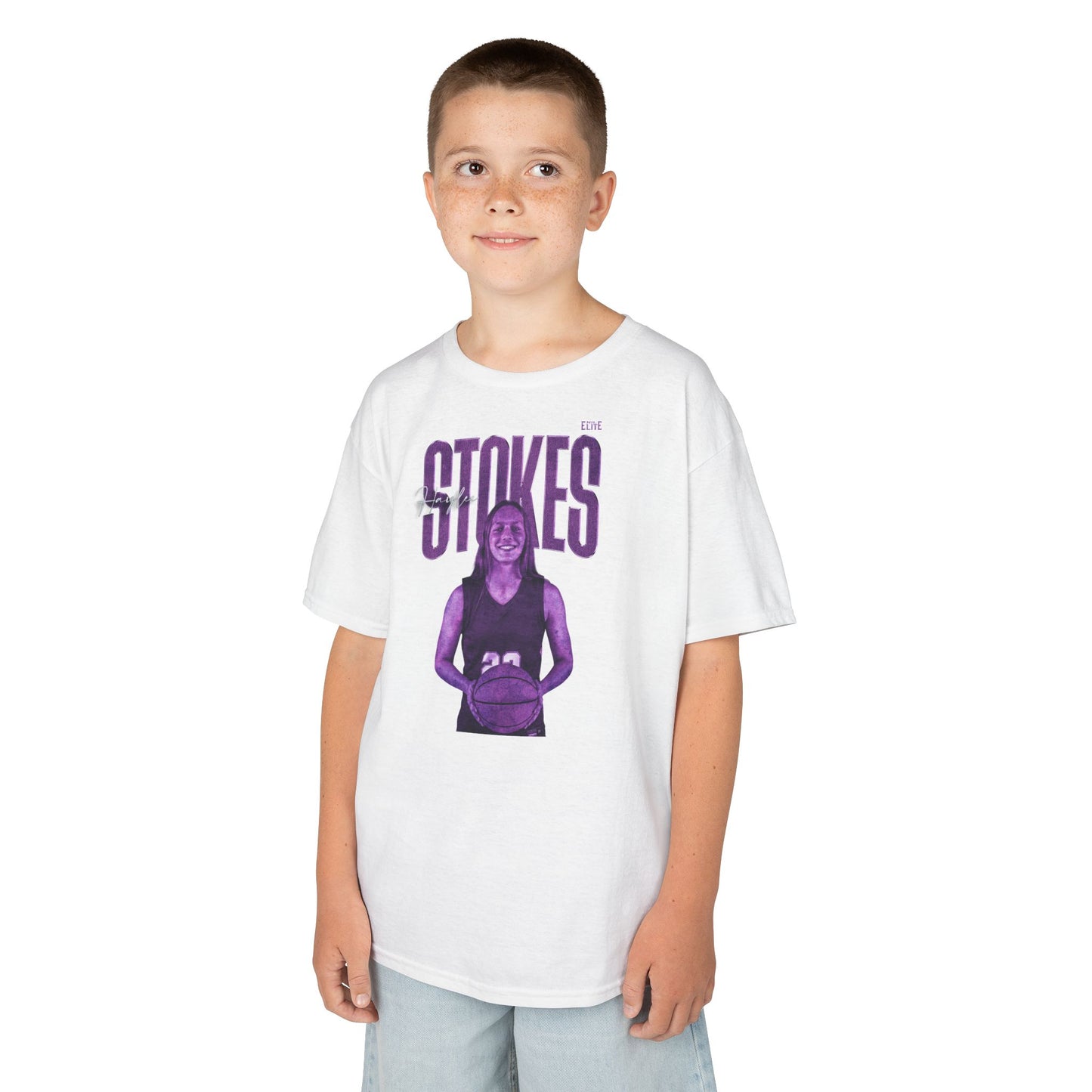 Haylee Stokes Faded Glory Kids Tee