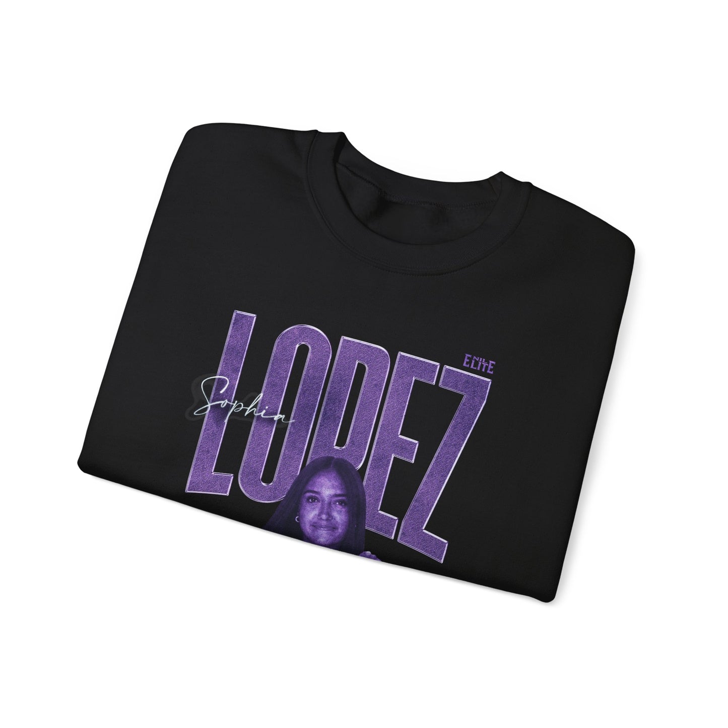Sophia Lopez Faded Glory Crewneck Sweatshirt