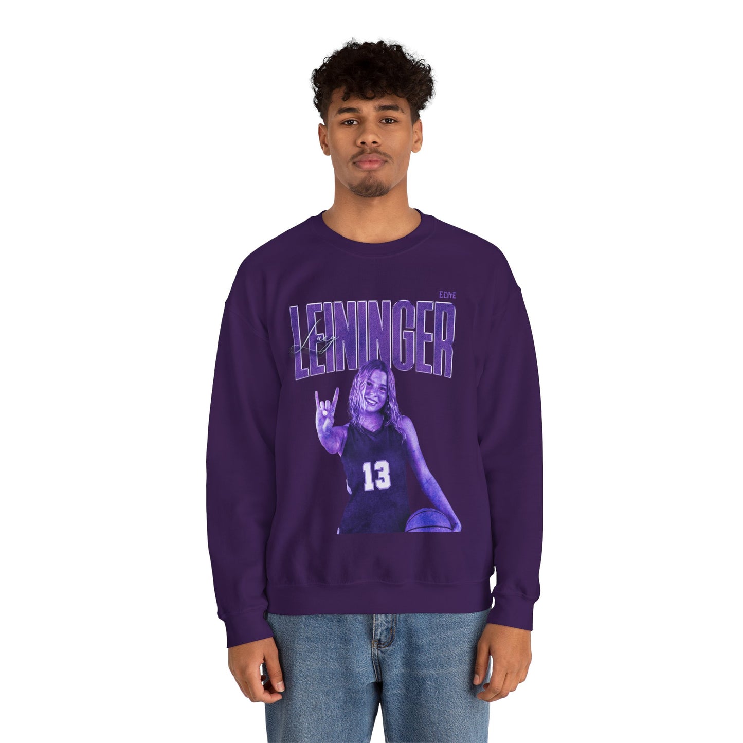 Lucy Leininger Faded Glory Crewneck Sweatshirt