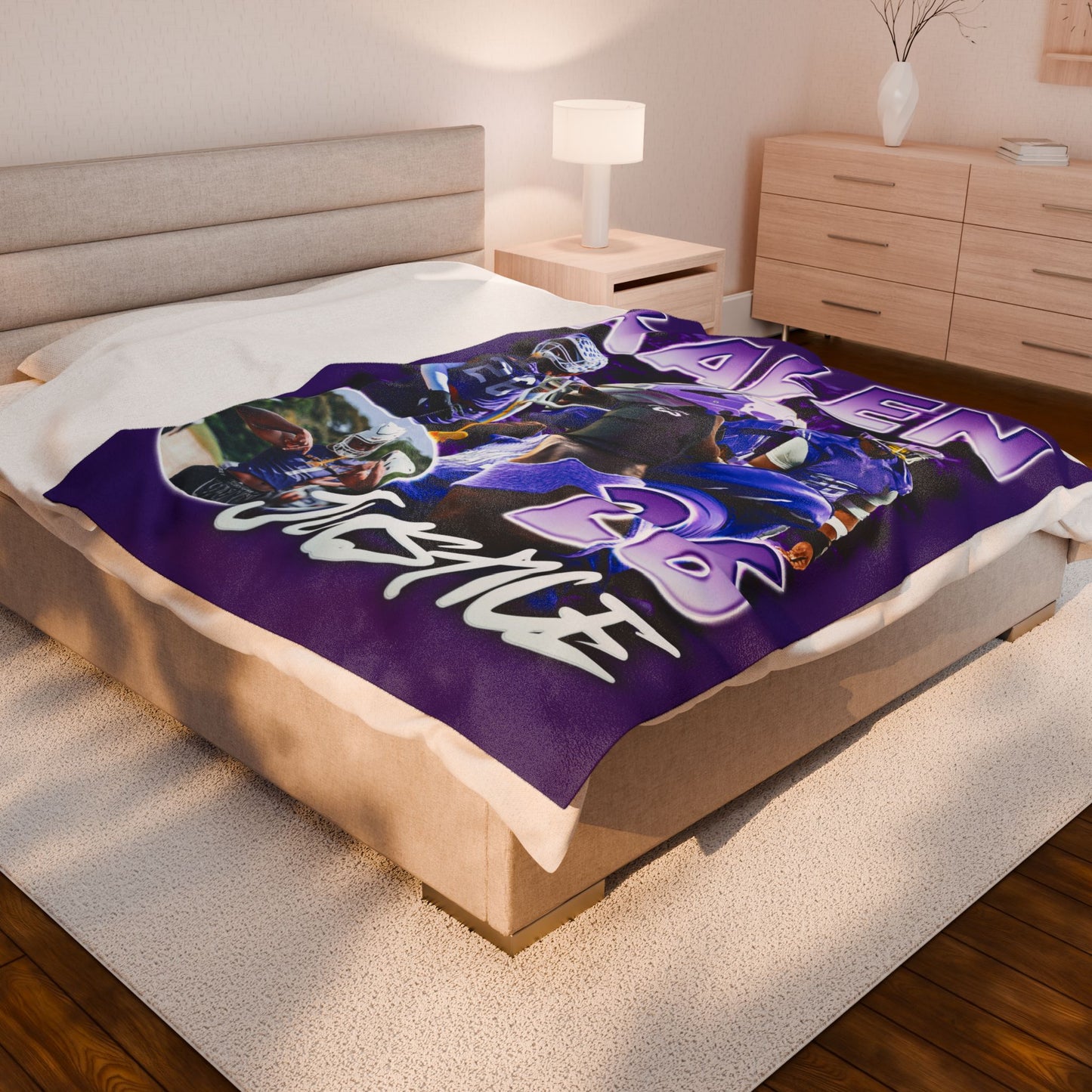 Kalen Justice 60"-80" Plush Blanket