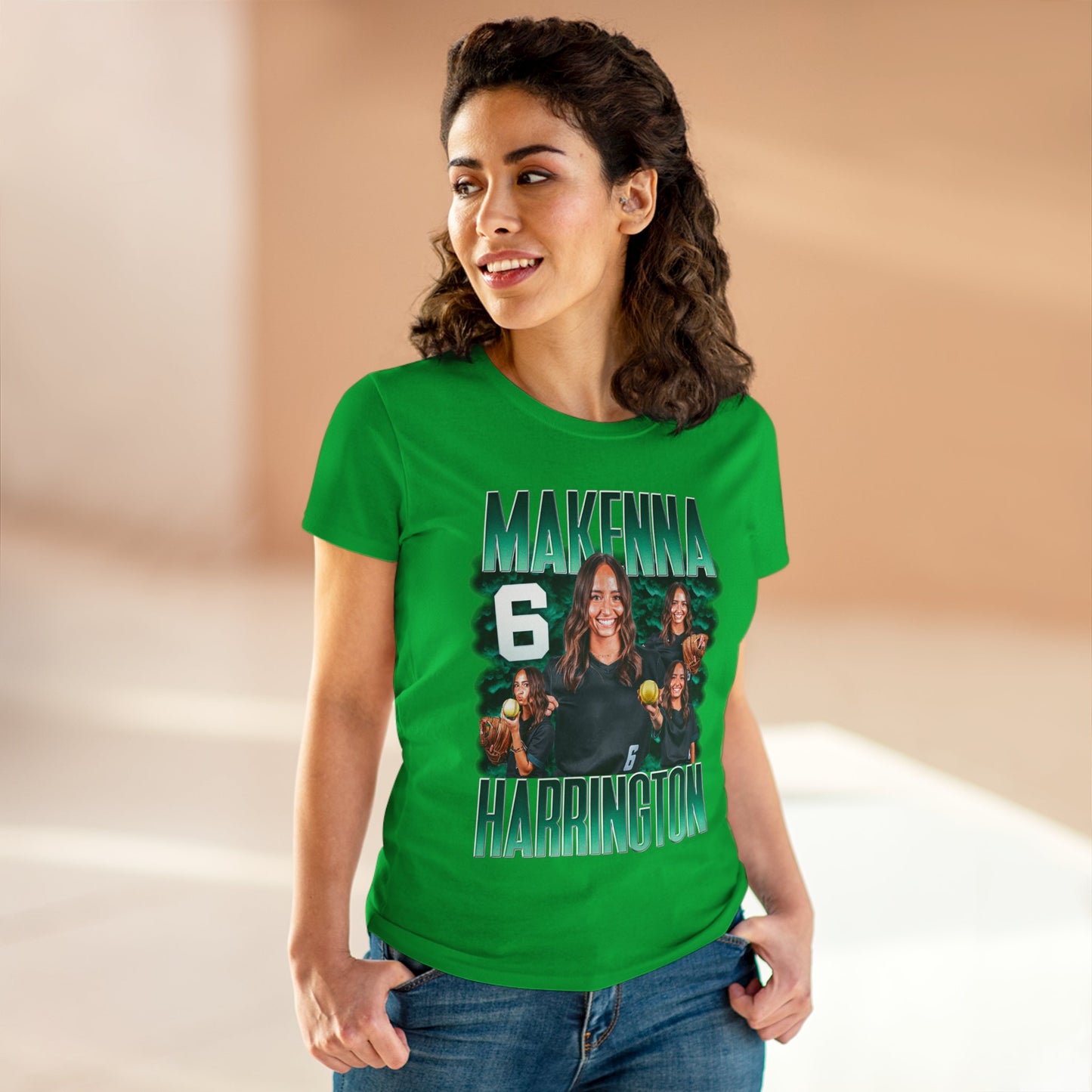Makenna Harrington Single Color Combo Women's Tee