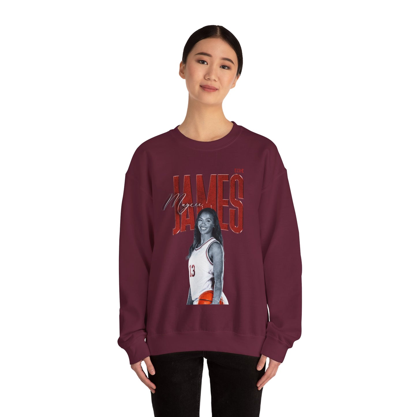 Maycee James Faded Glory Crewneck Sweatshirt