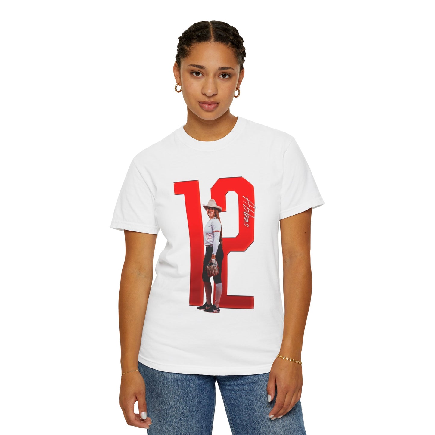 Kennedy Abbas Player Icon Number Premium Tee