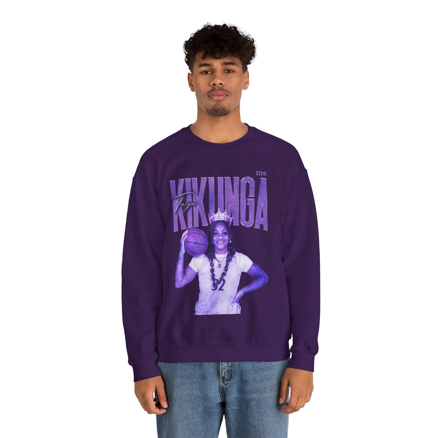 Taiya Kikunga Faded Glory Crewneck Sweatshirt