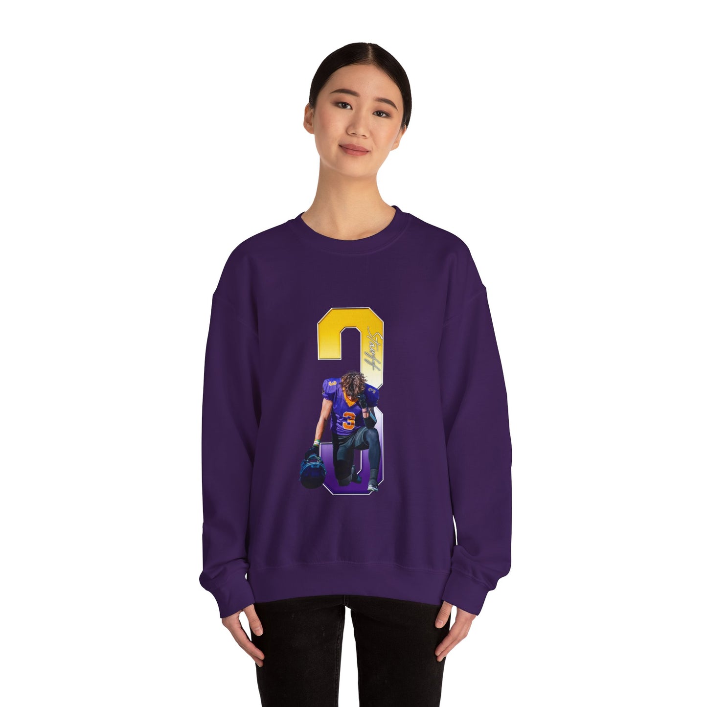 Connor Stauff Player Icon Number Crewneck Sweatshirt