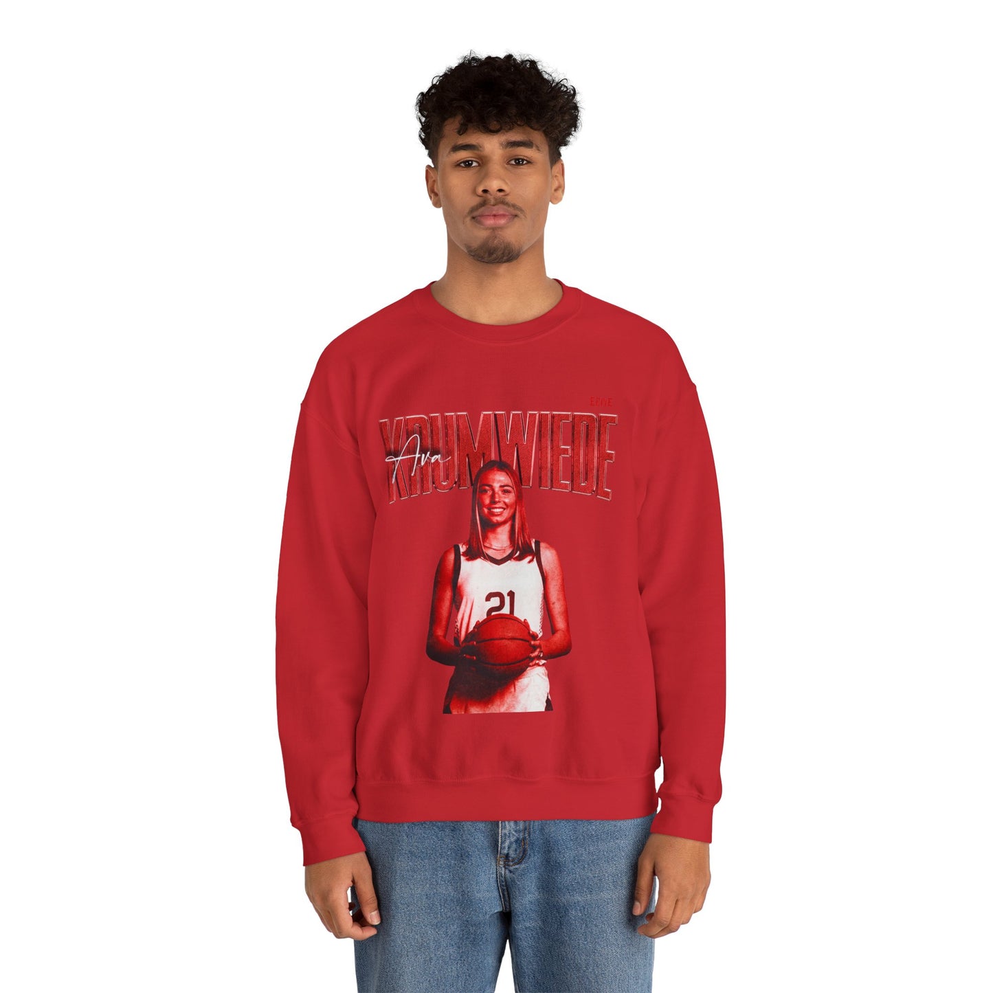 Ava Krumwiede Faded Glory Crewneck Sweatshirt