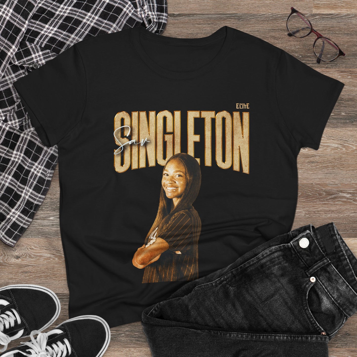 Sav Singleton Faded Glory Women's Tee