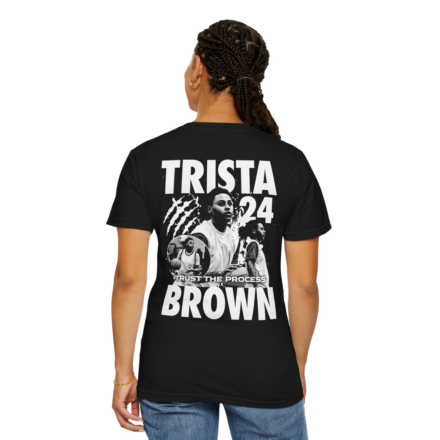 Trista Brown Vintage Blackout Premium Tee