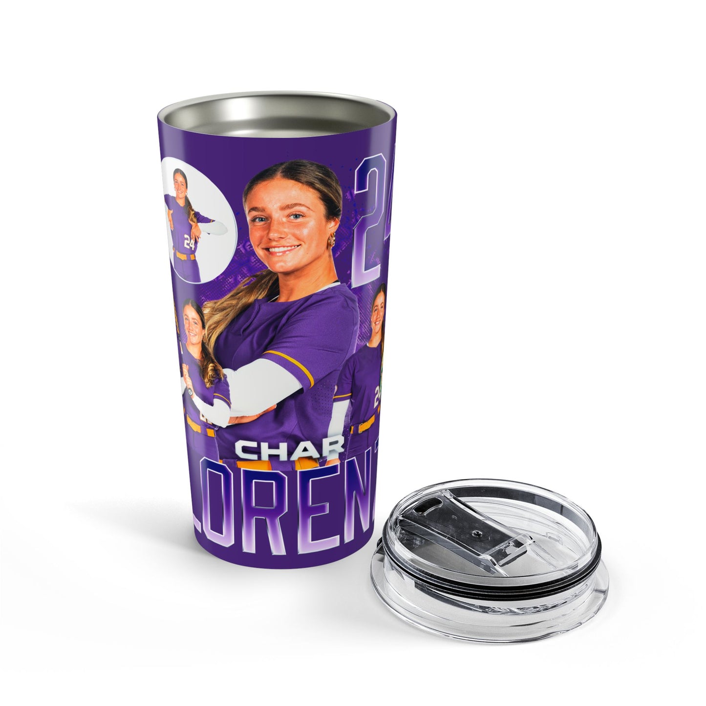Char Lorenz Name & Number Combo 20oz Tumbler