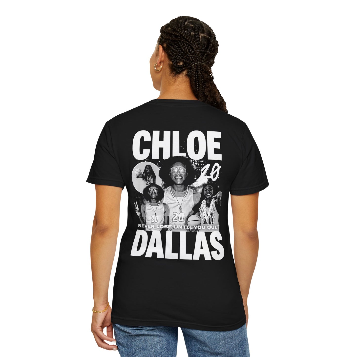 Chloe Dallas Vintage Blackout Premium Tee
