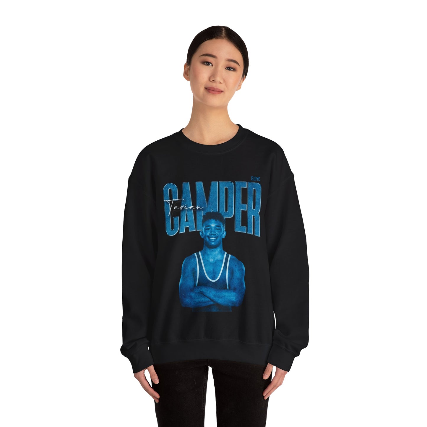 Tavian Camper Faded Glory Crewneck Sweatshirt