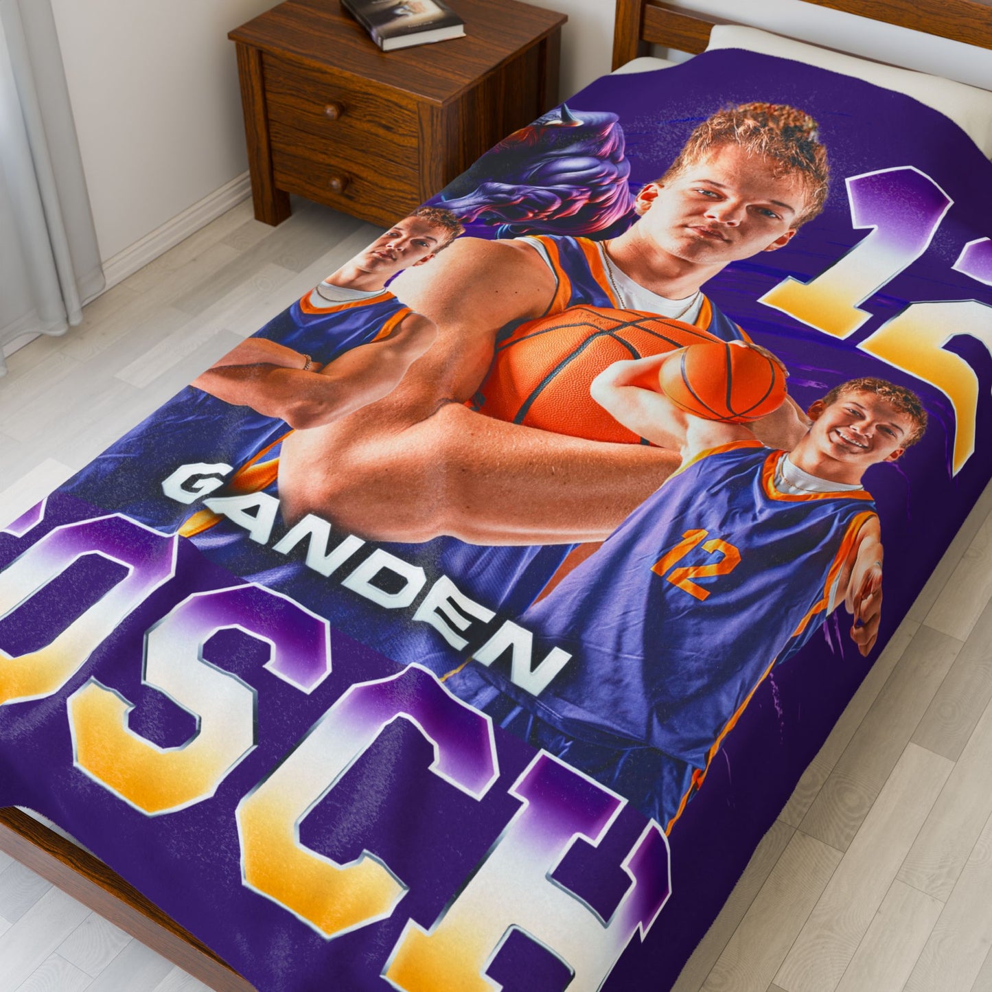 Ganden Gosch 60"-80" Plush Blanket