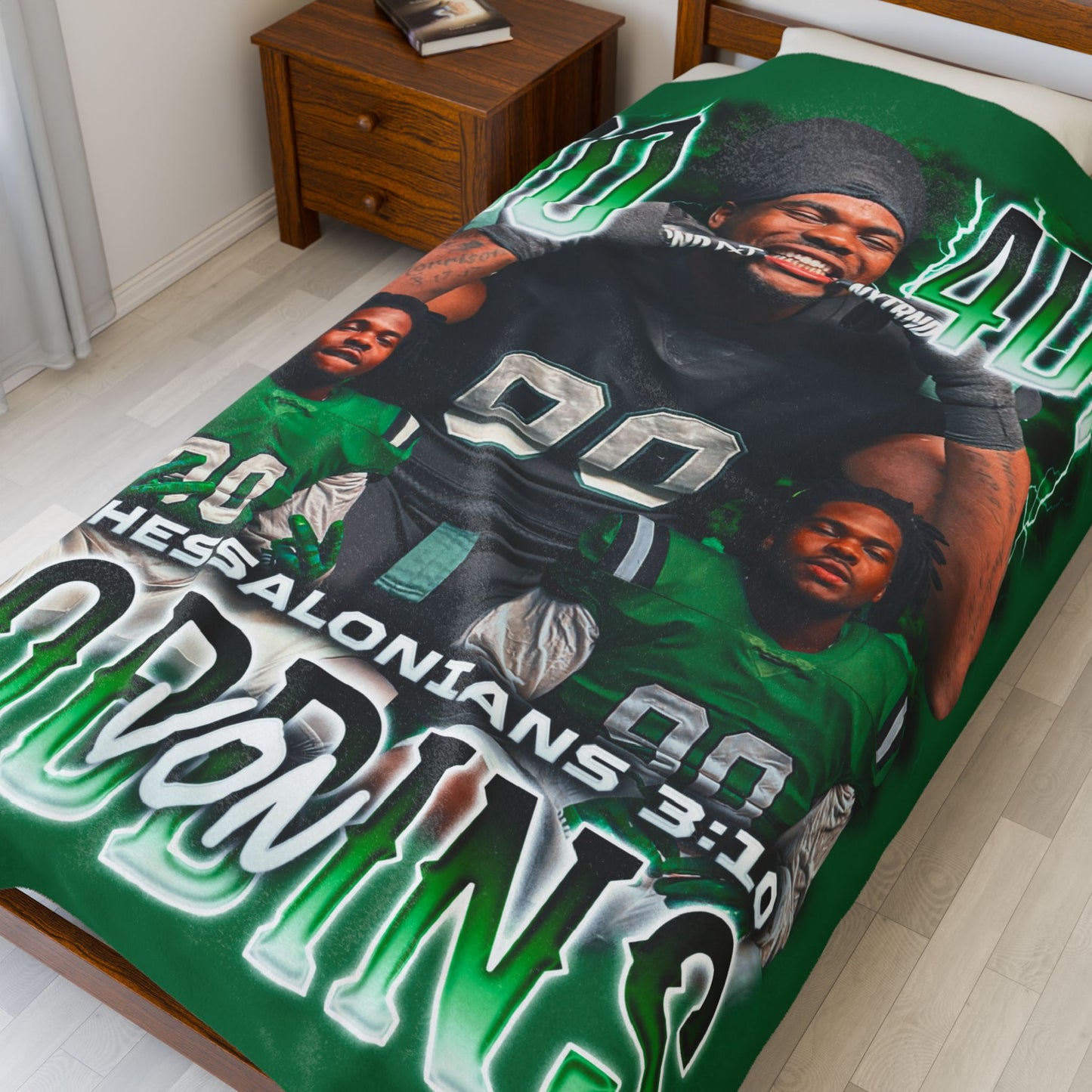 Von Dobbins 60"-80" Plush Blanket