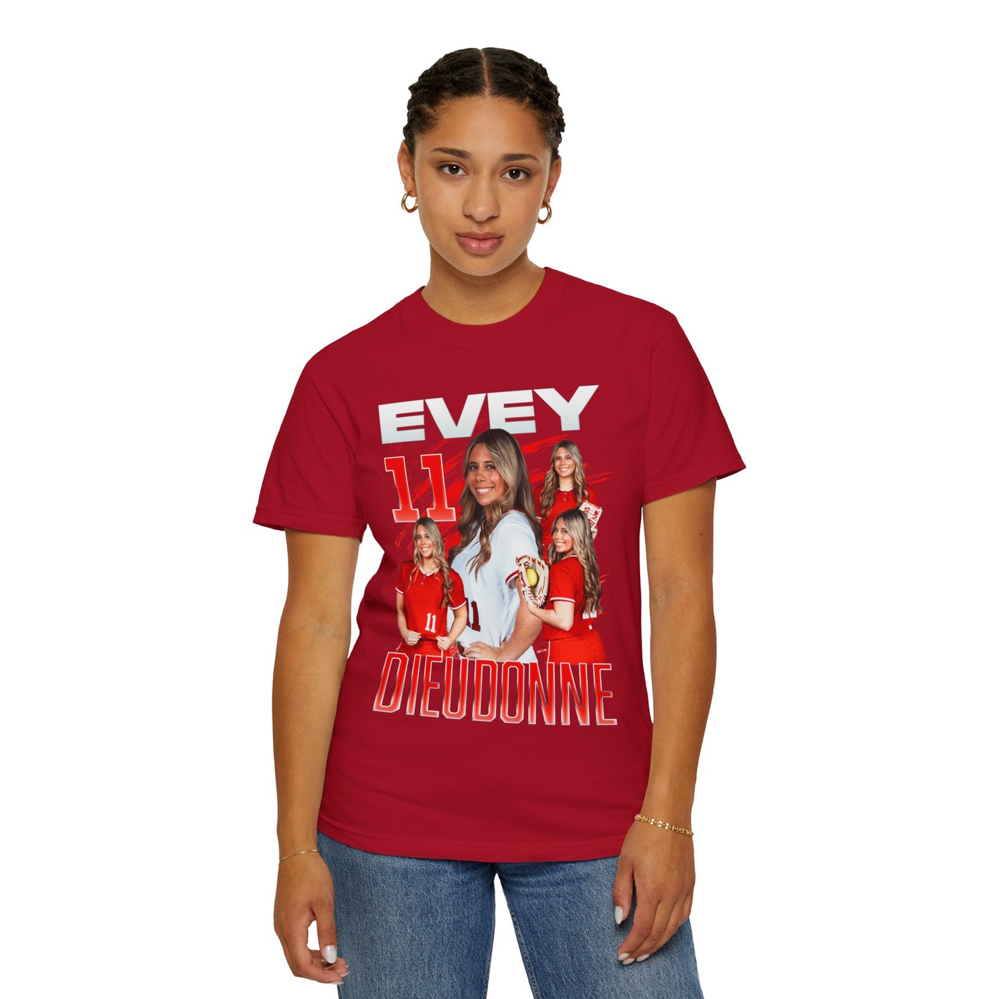Evey Dieudonne White & Color Combo Premium Tee