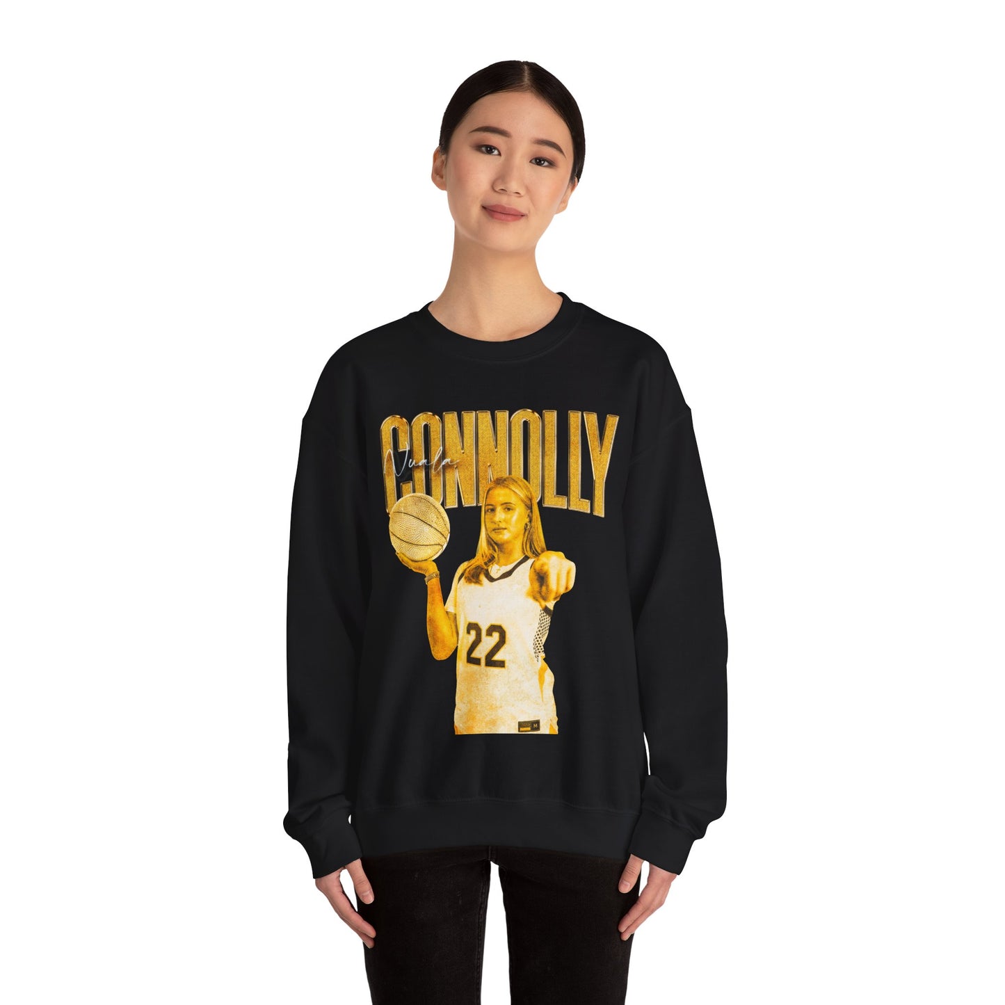 Nuala Connolly Faded Glory Crewneck Sweatshirt