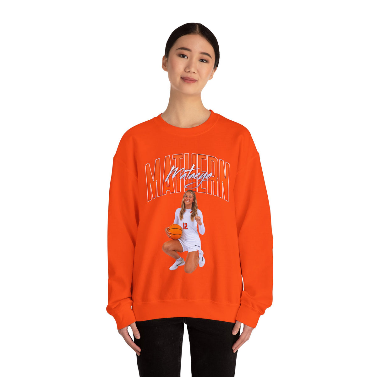 Mataeya Mathern Big Last Name Crewneck Sweatshirt