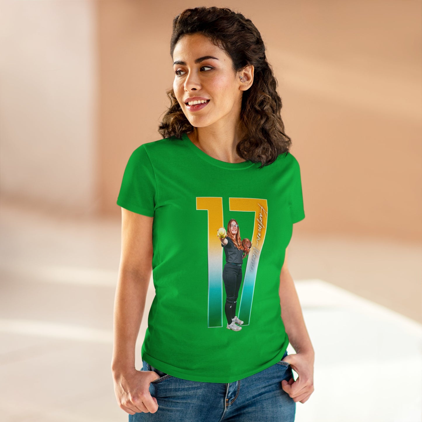 Sammie Kaufman-Warner Player Icon Number Women's Tee