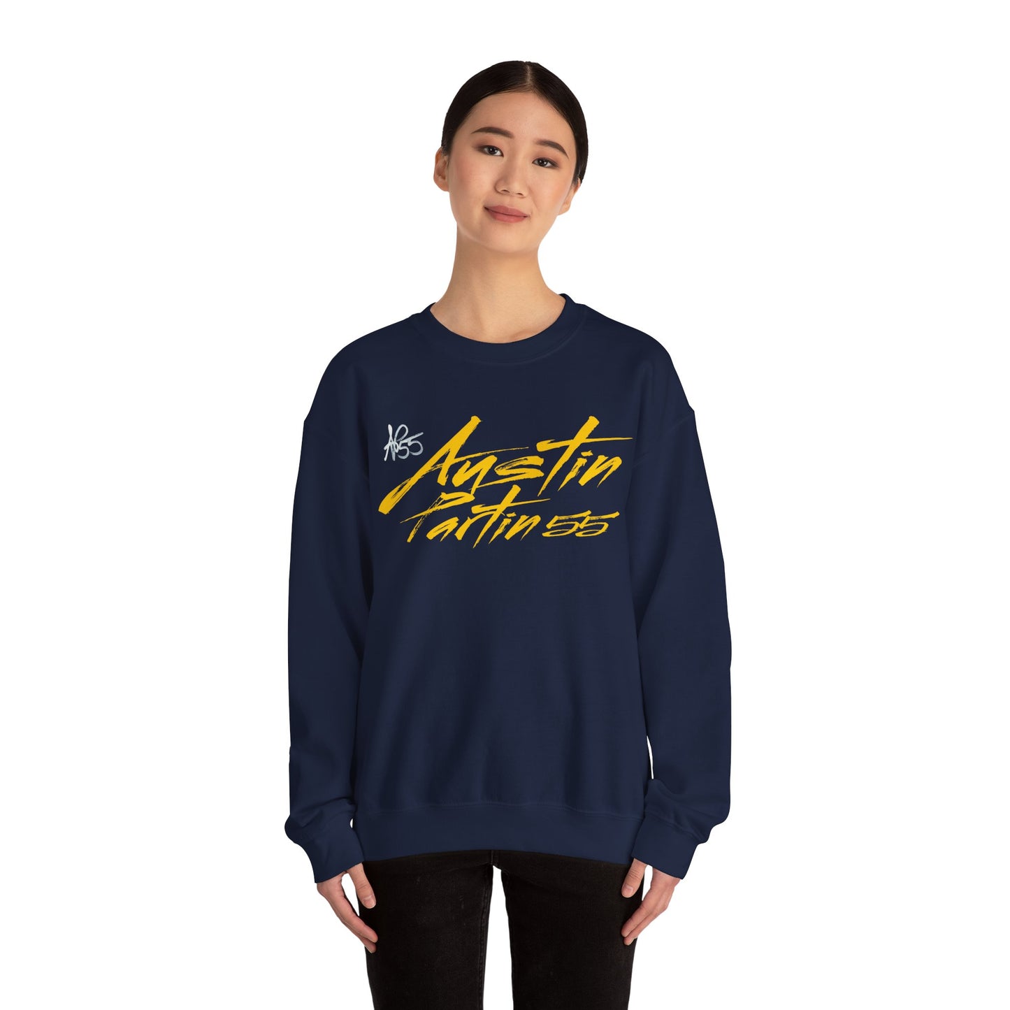Austin Partin Cursive Name & Number Crewneck Sweatshirt