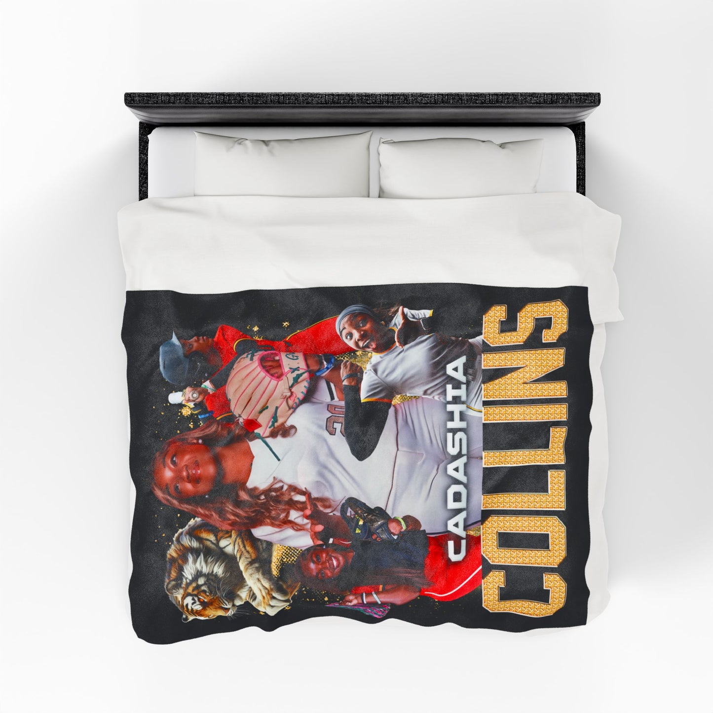 Cadashia Collins Team Mascot 60"-80" Plush Blanket