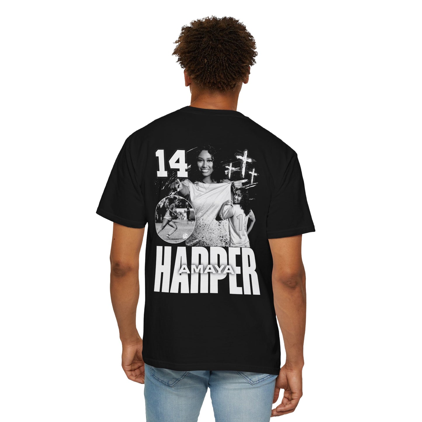 Amaya Harper Vintage Blackout Premium Tee
