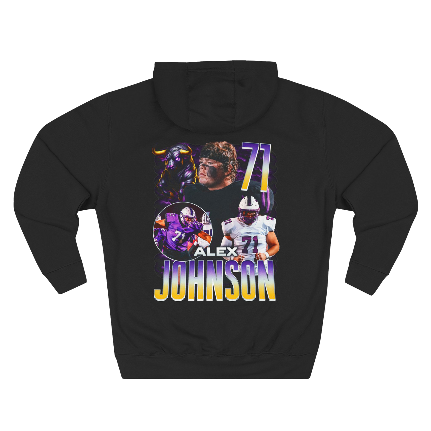 Alex Johnson Soft-Style Badge Hoodie