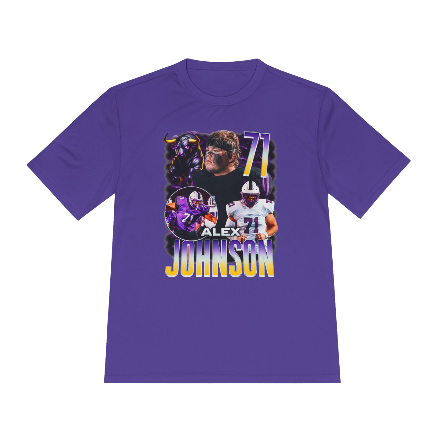 Alex Johnson Unisex Moisture Wicking Tee