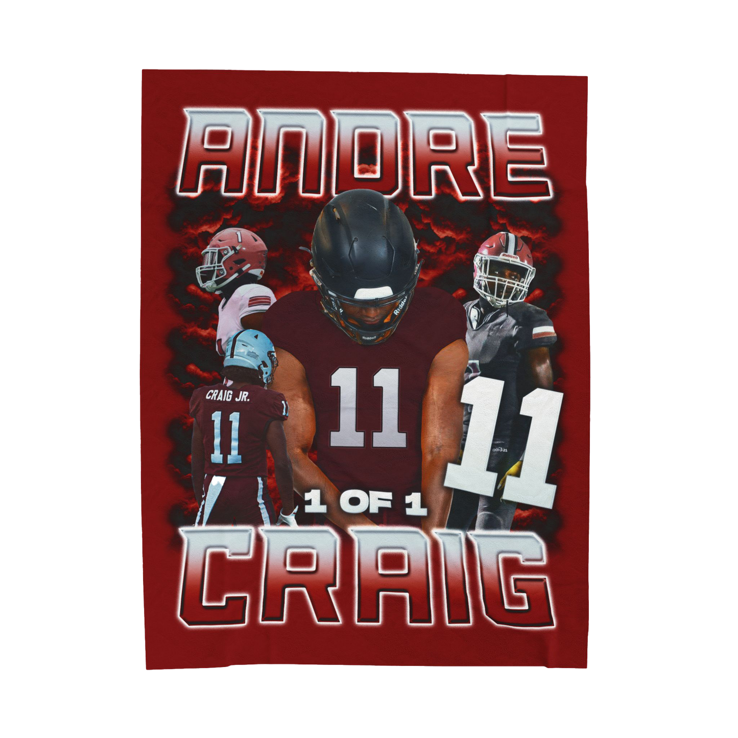 Andre Craig 60"-80" Plush Blanket