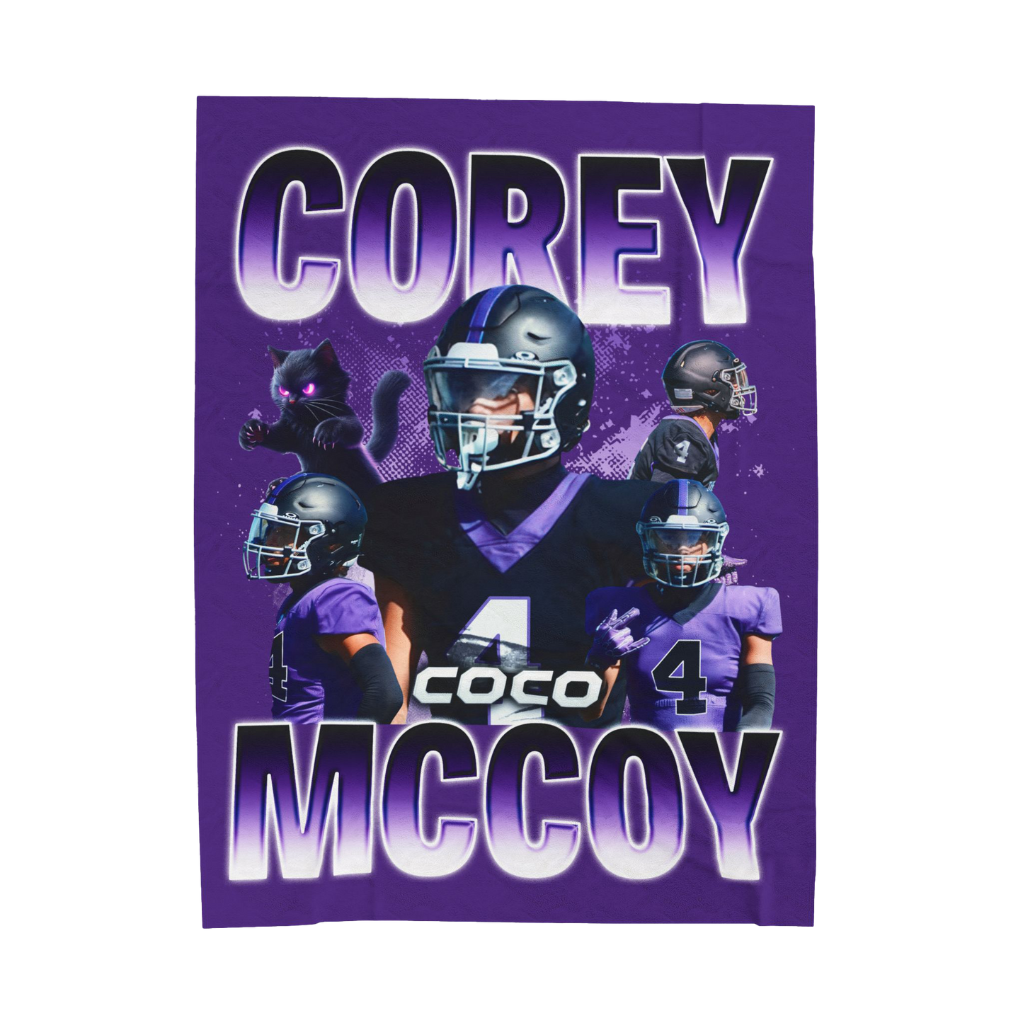 Corey McCoy 60"-80" Plush Blanket