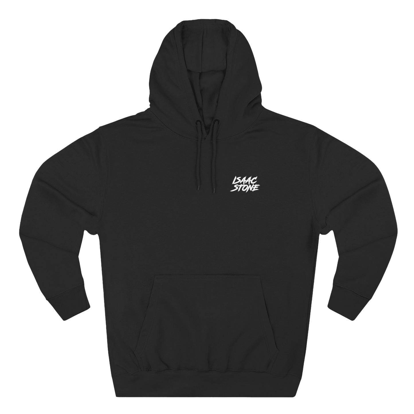Isaac Stone Soft-Style Vintage Blackout Hoodie