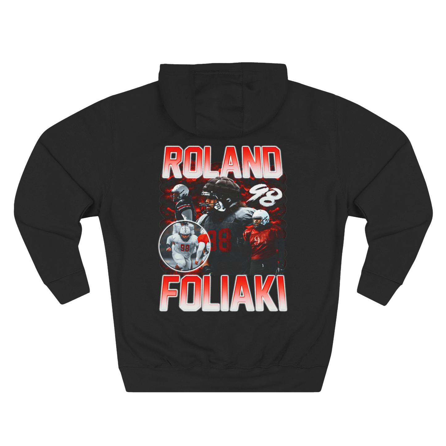 Roland Foliaki Soft-Style Badge Hoodie