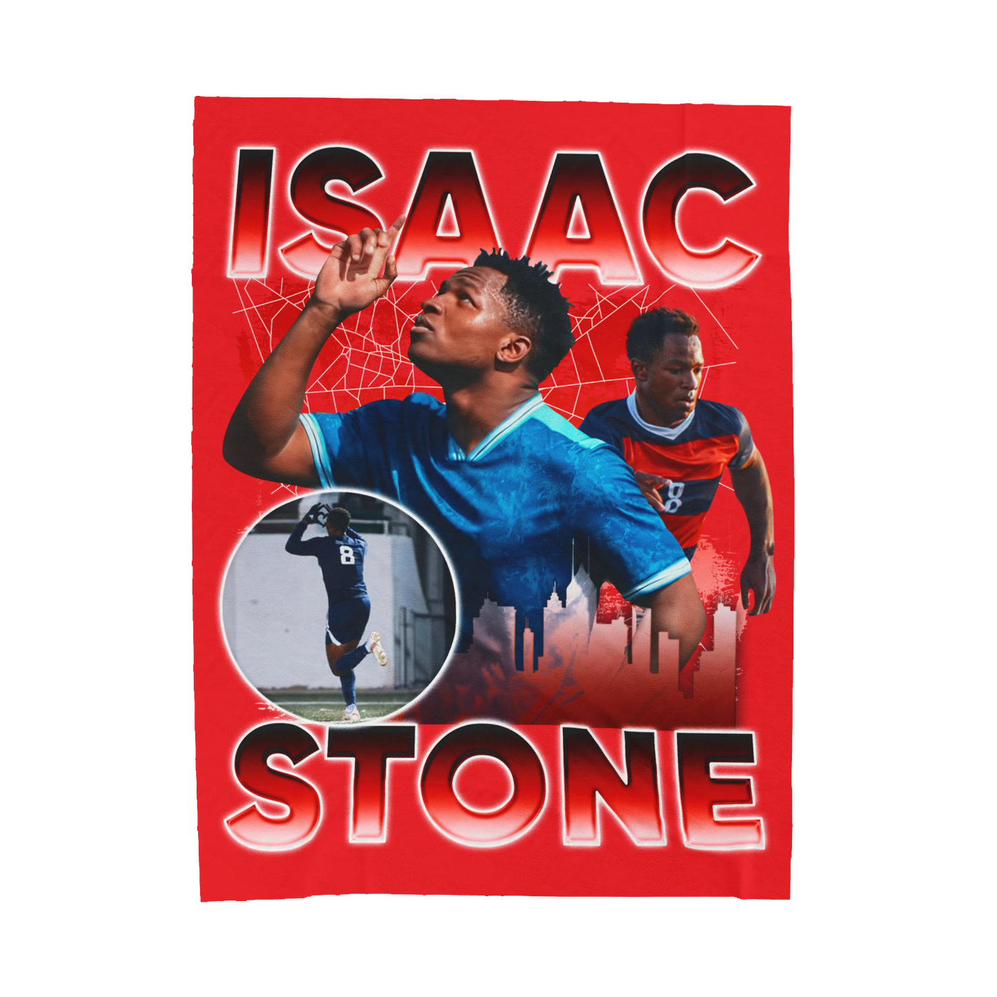 Isaac Stone 60"-80" Plush Blanket