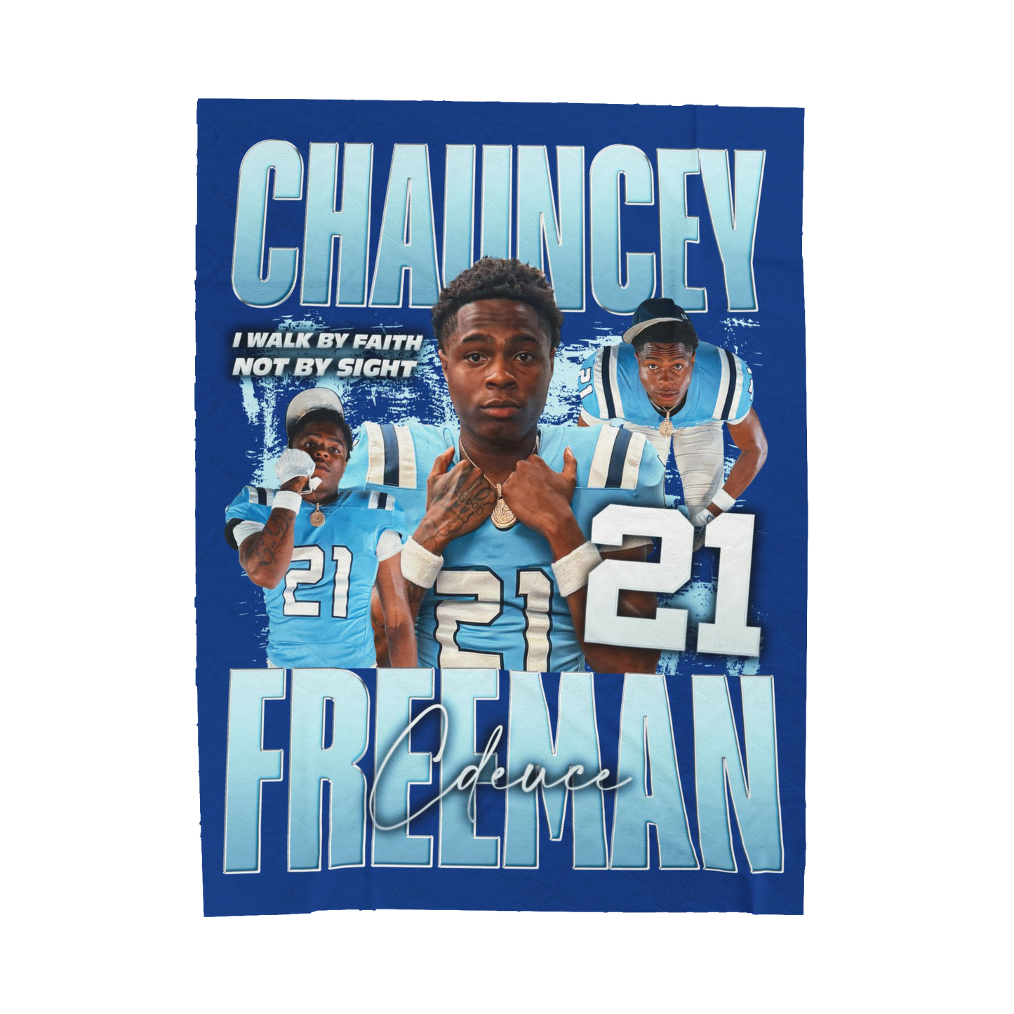 Chauncey Freeman 60"-80" Plush Blanket