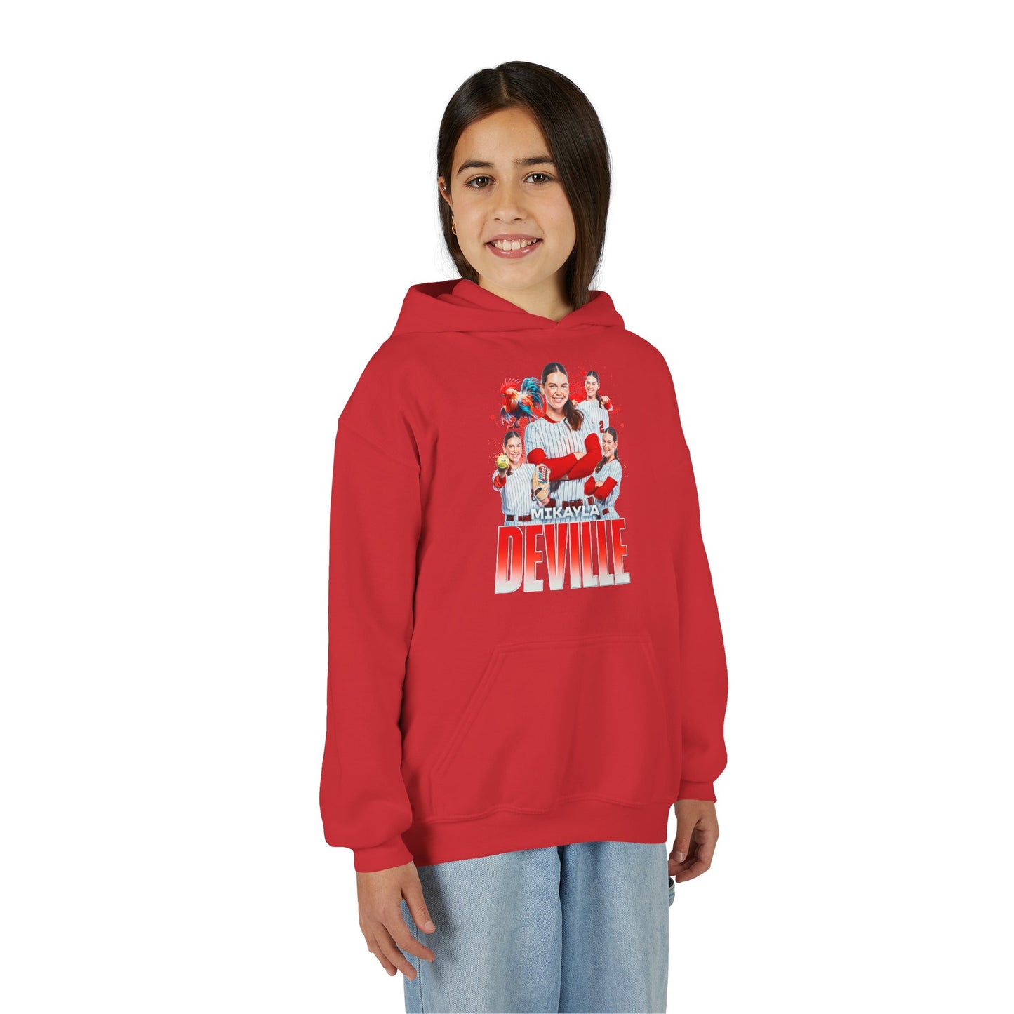 Mikayla Deville Team Mascot Kids Hoodie