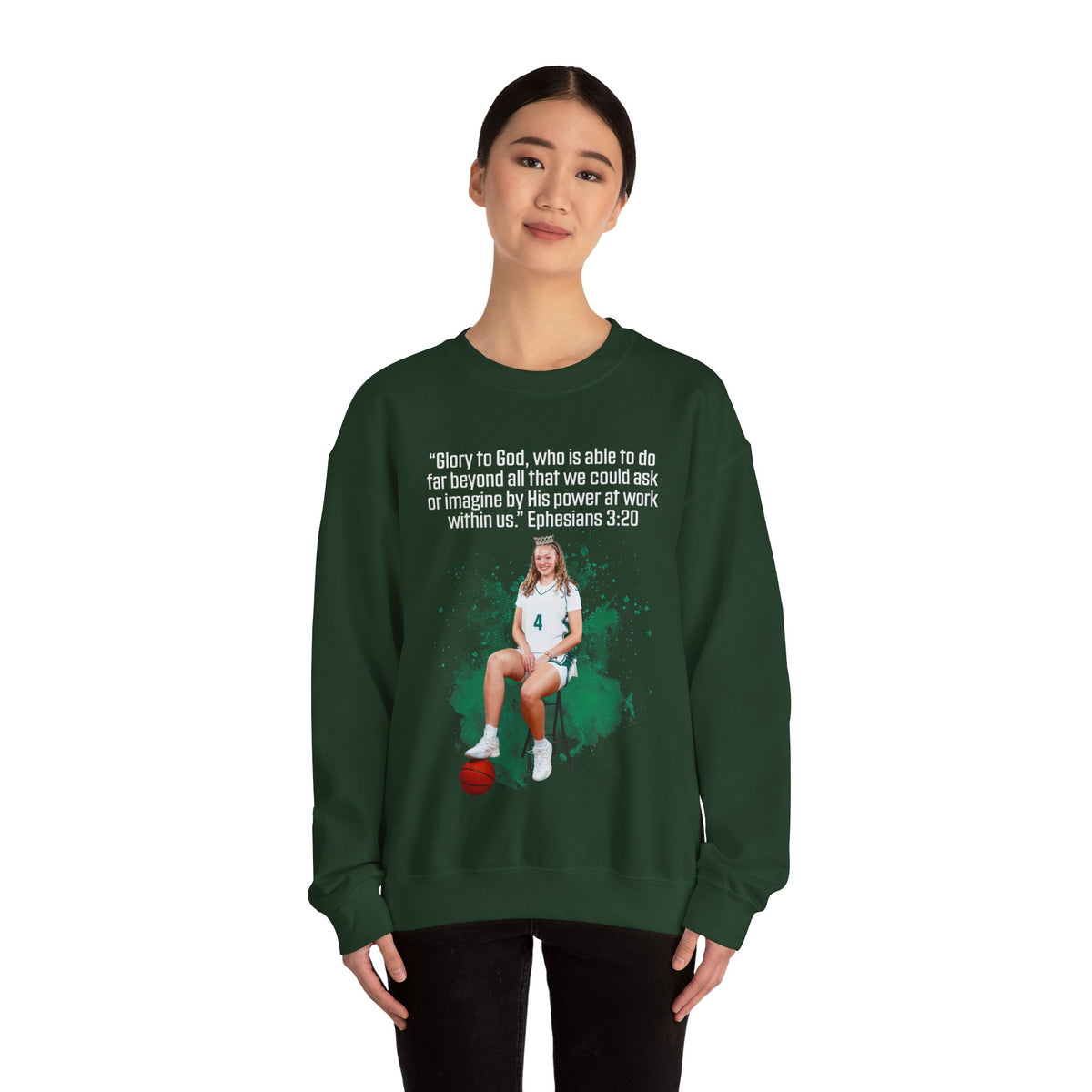 Molly Sisson Athlete Quote Crewneck Sweatshirt