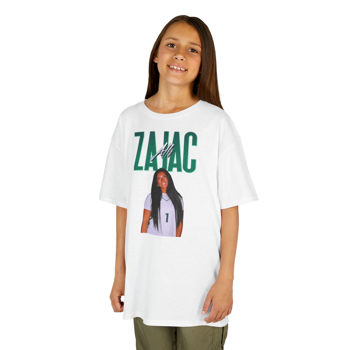 Alli Zajac Curved Combo Colored Kids Tee